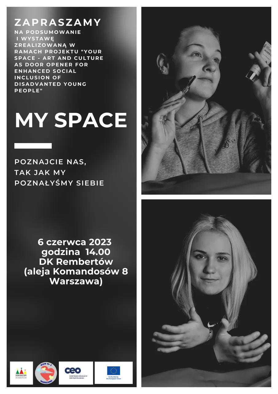 Plakat - zaproszenie na wystawę