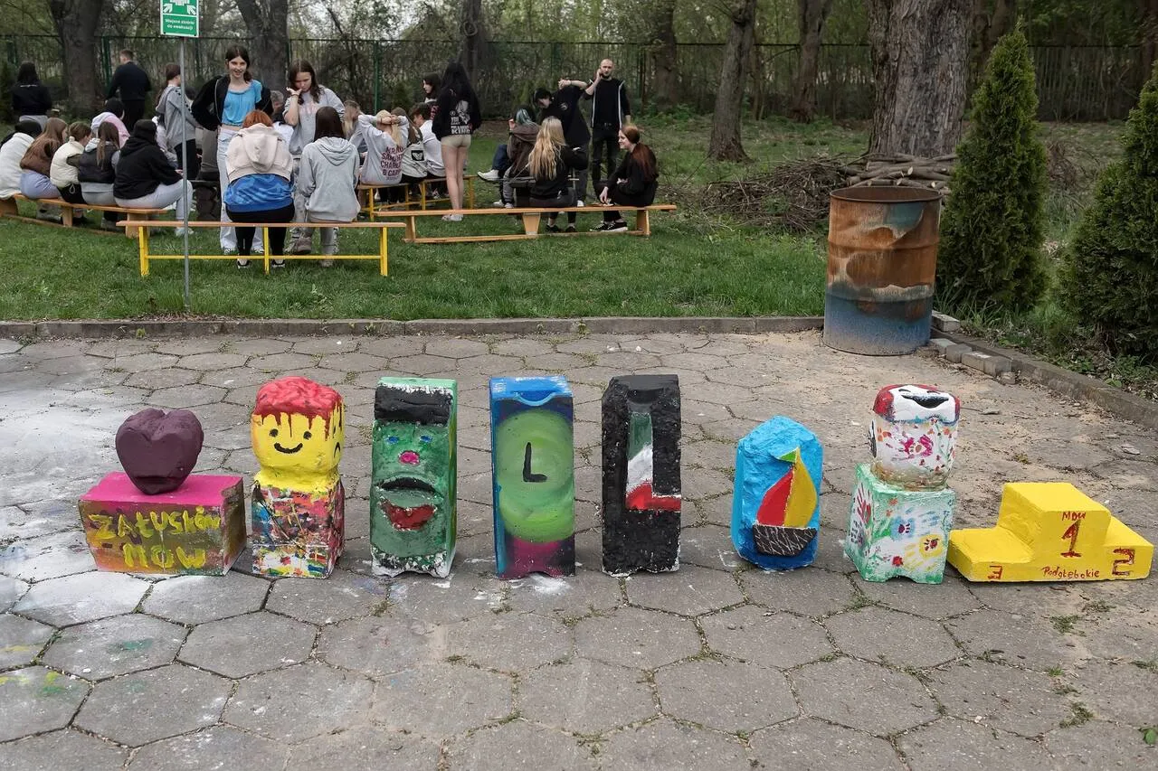 Rzeźby wykonane przez młodzież